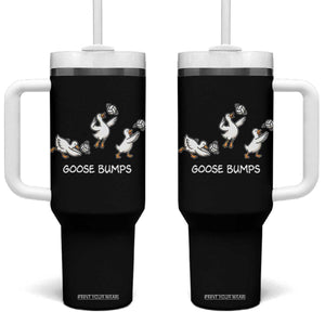 Goose Bumps Funny Volleyball Tumbler With Handle Goose Sports Humor