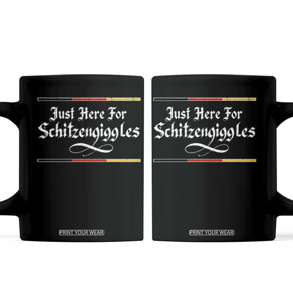 Just Here For Schitzengiggles Funny Oktoberfest Coffee Mug German Beer Festival Humor
