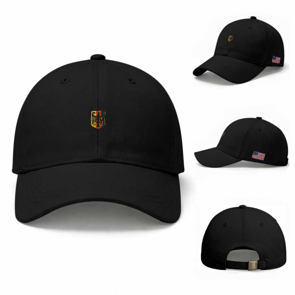 Deutschland German Pride Bundesadler Coat of Arms Crest Baseball Cap