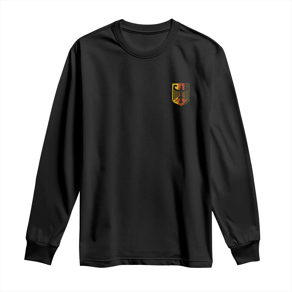 Deutschland German Pride Bundesadler Coat of Arms Crest Long Sleeve Shirt