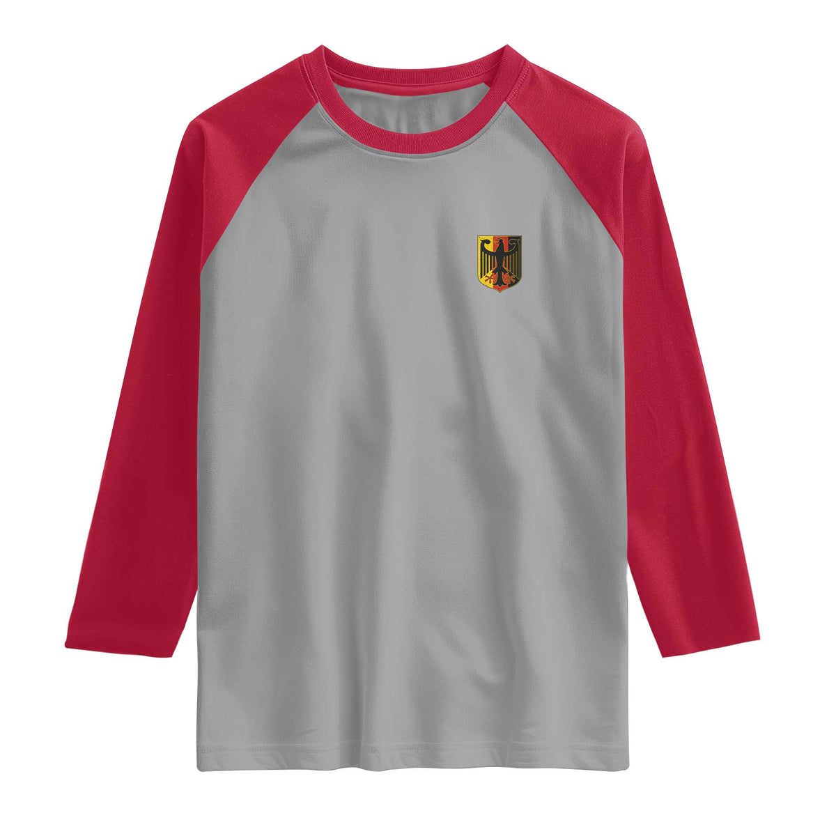 Deutschland German Pride Bundesadler Coat of Arms Crest Raglan Shirt