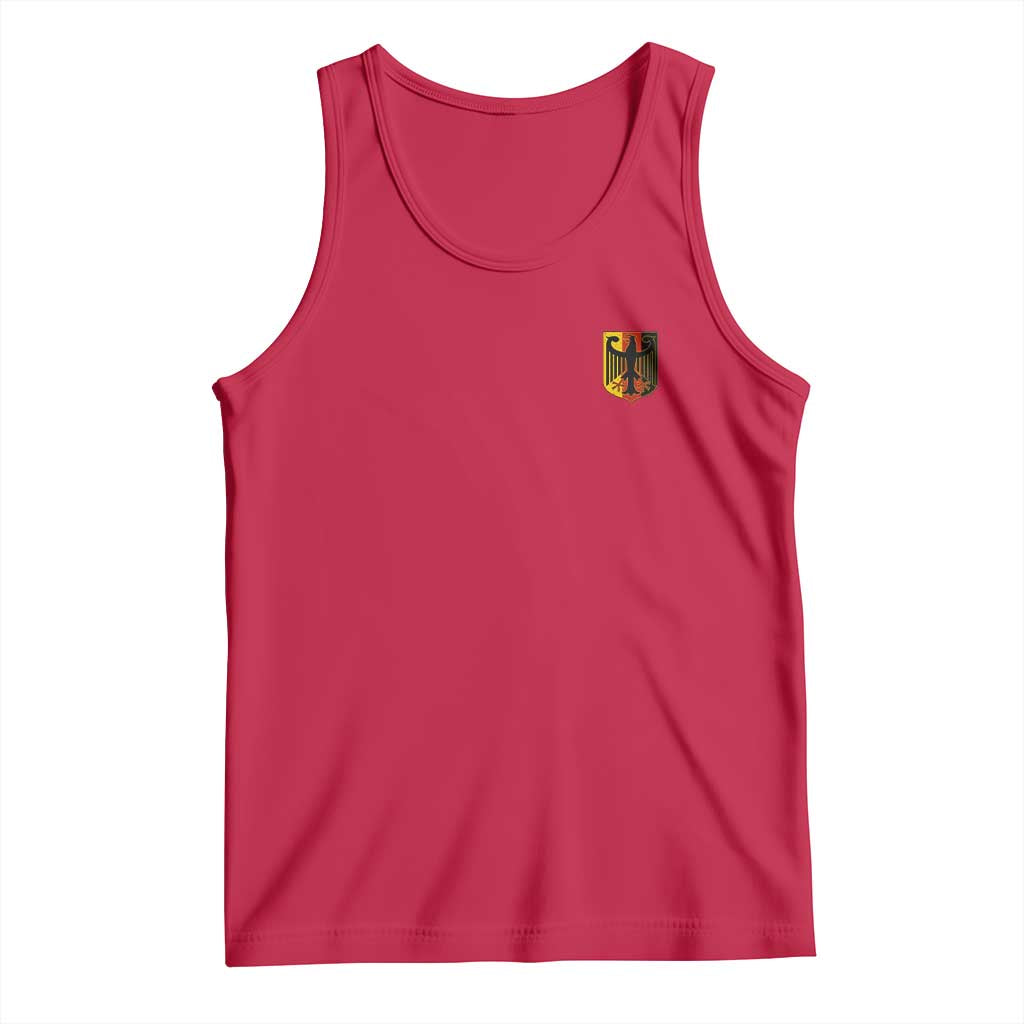 Deutschland German Pride Bundesadler Coat of Arms Crest Tank Top