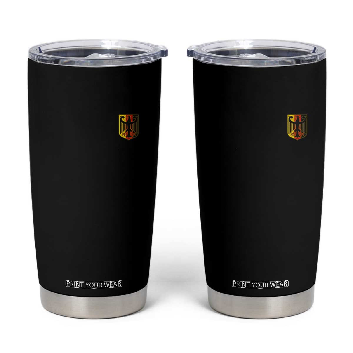 Deutschland German Pride Bundesadler Coat of Arms Crest Tumbler Cup