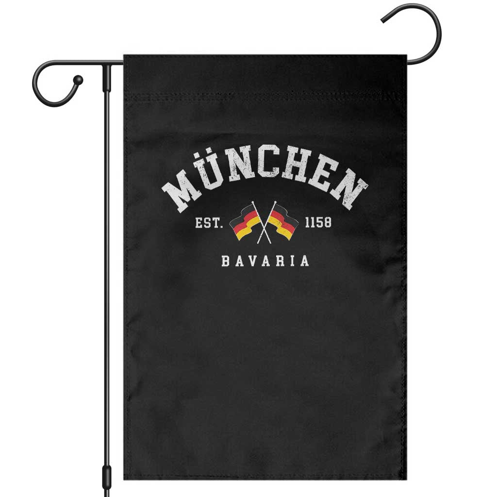 Munich City Bavaria Germany Est 1158 Garden Flag Vintage German Flag