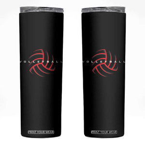 Plain Volleyball Seams Graphic Skinny Tumbler Volleyball Lover