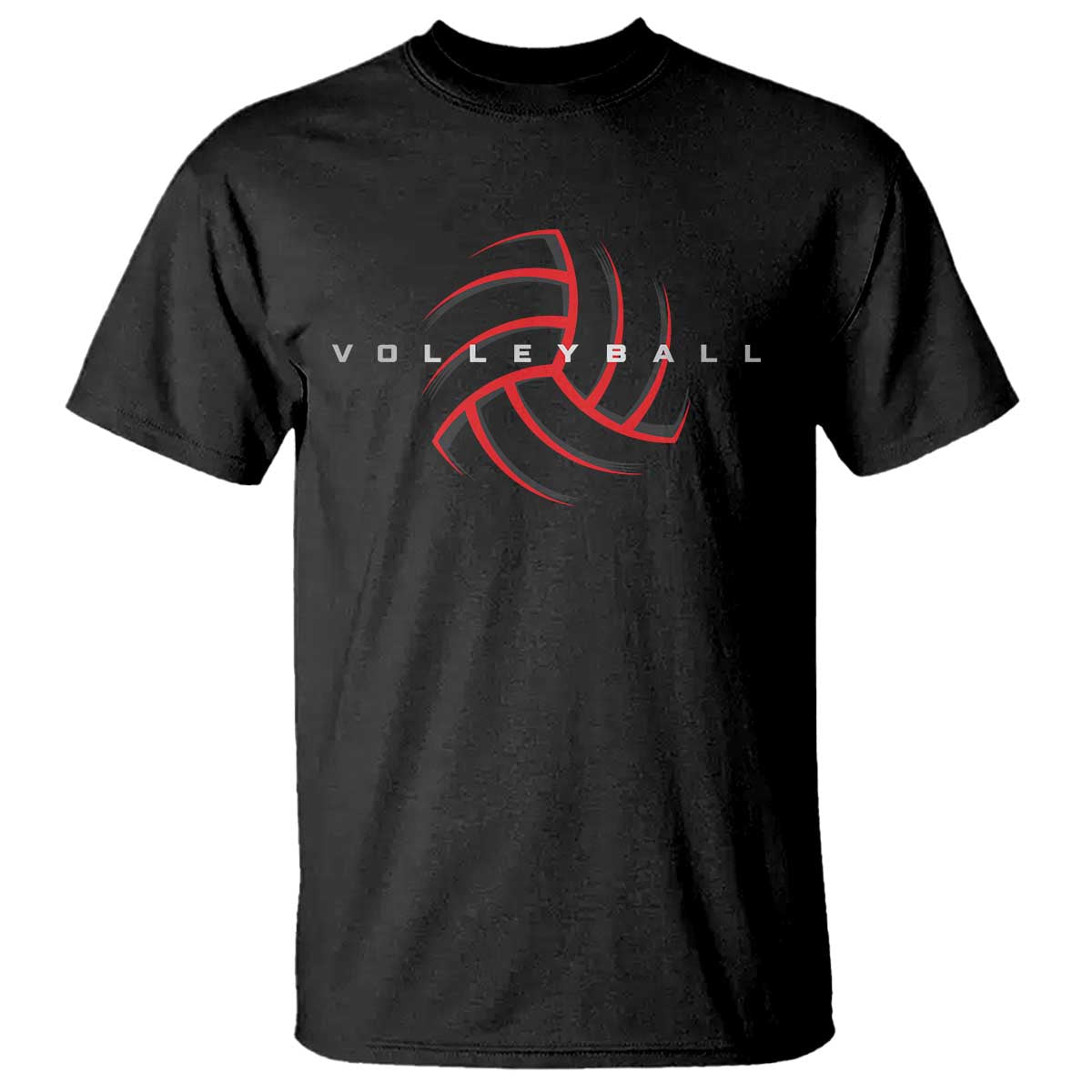 Plain Volleyball Seams Graphic T Shirt Volleyball Lover TS11 Black Print Your Wear