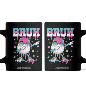 Volleyball Drip Bruh Meme Coffee Mug Volleyball Baseball Ice Cream Dripping