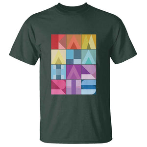Harris Supporter T Shirt Kamala Harris Colorful Quilted US Presidential Election TS11 Dark Forest Green Print Your Wear
