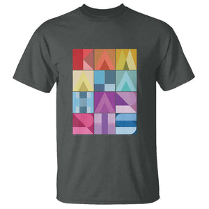 Harris Supporter T Shirt Kamala Harris Colorful Quilted US Presidential Election TS11 Dark Heather Print Your Wear