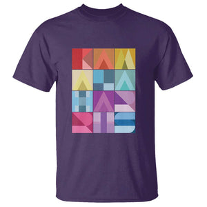 Harris Supporter T Shirt Kamala Harris Colorful Quilted US Presidential Election TS11 Purple Print Your Wear