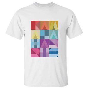Harris Supporter T Shirt Kamala Harris Colorful Quilted US Presidential Election TS11 White Print Your Wear