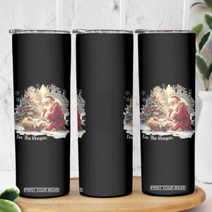 Christian Christmas Skinny Tumbler Jesus I Am The Reason Santa I Am The Season TS11 Print Your Wear