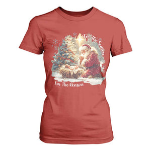 Christian Christmas T Shirt For Women Jesus I Am The Reason Santa I Am The Season TS11 Red Print Your Wear