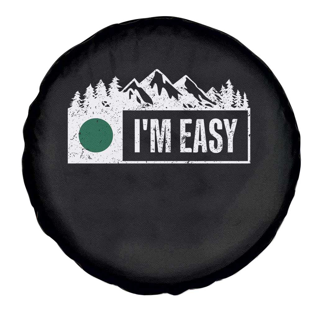 Funny Snowboard Ski Spare Tire Cover I'm Easy Mountain Sign Retro Vintage TS11 Print Your Wear