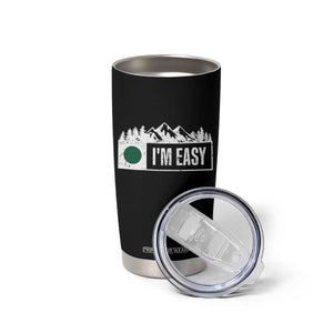 Funny Snowboard Ski Tumbler Cup I'm Easy Mountain Sign Retro Vintage TS11 Print Your Wear