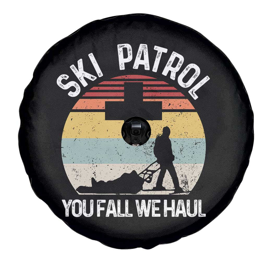 Ski Patrol You Fall We Haul Spare Tire Cover Funny Skiing Skier Winter Sport TS11 Print Your Wear