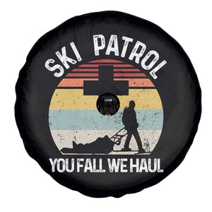 Ski Patrol You Fall We Haul Spare Tire Cover Funny Skiing Skier Winter Sport TS11 Print Your Wear