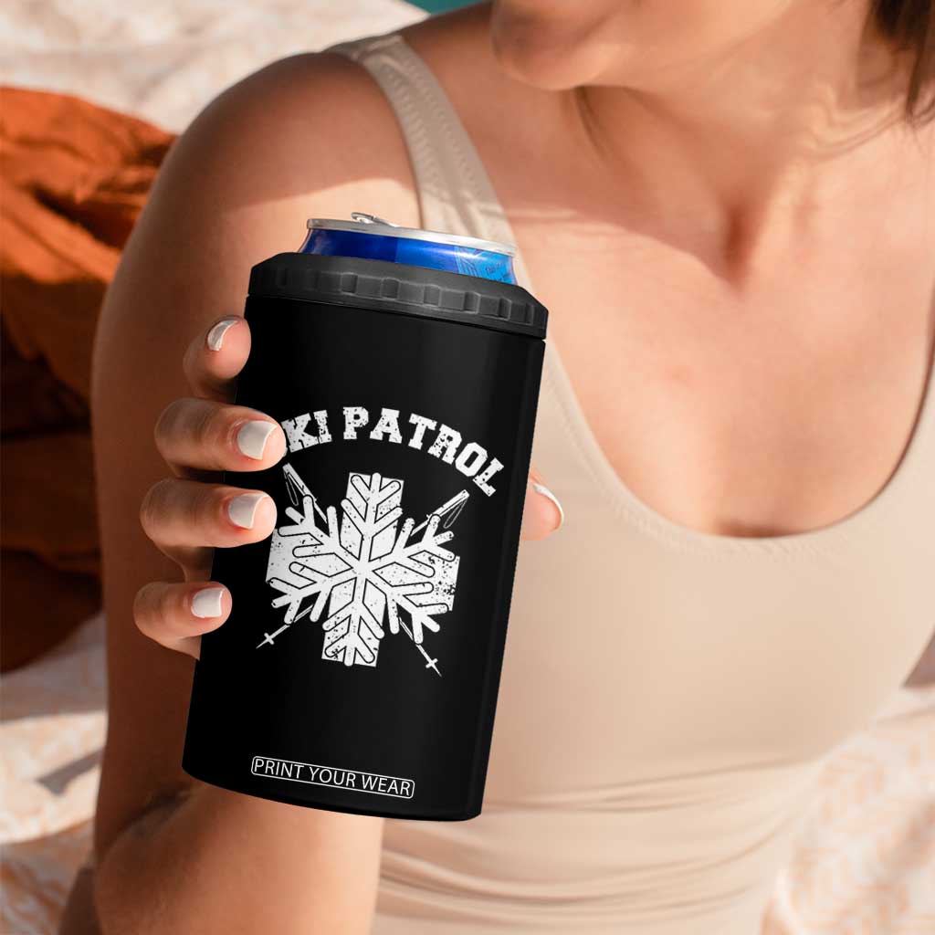 Ski Patrol 4 in 1 Can Cooler Tumbler Mountain Rescue Winter Slopes Skiing Snowboarding TS11 Print Your Wear