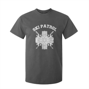 Ski Patrol T Shirt For Kid Mountain Rescue Winter Slopes Skiing Snowboarding TS11 Dark Heather Print Your Wear