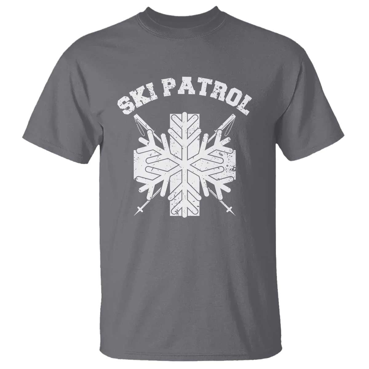 Ski Patrol T Shirt Mountain Rescue Winter Slopes Skiing Snowboarding TS11 Charcoal Print Your Wear