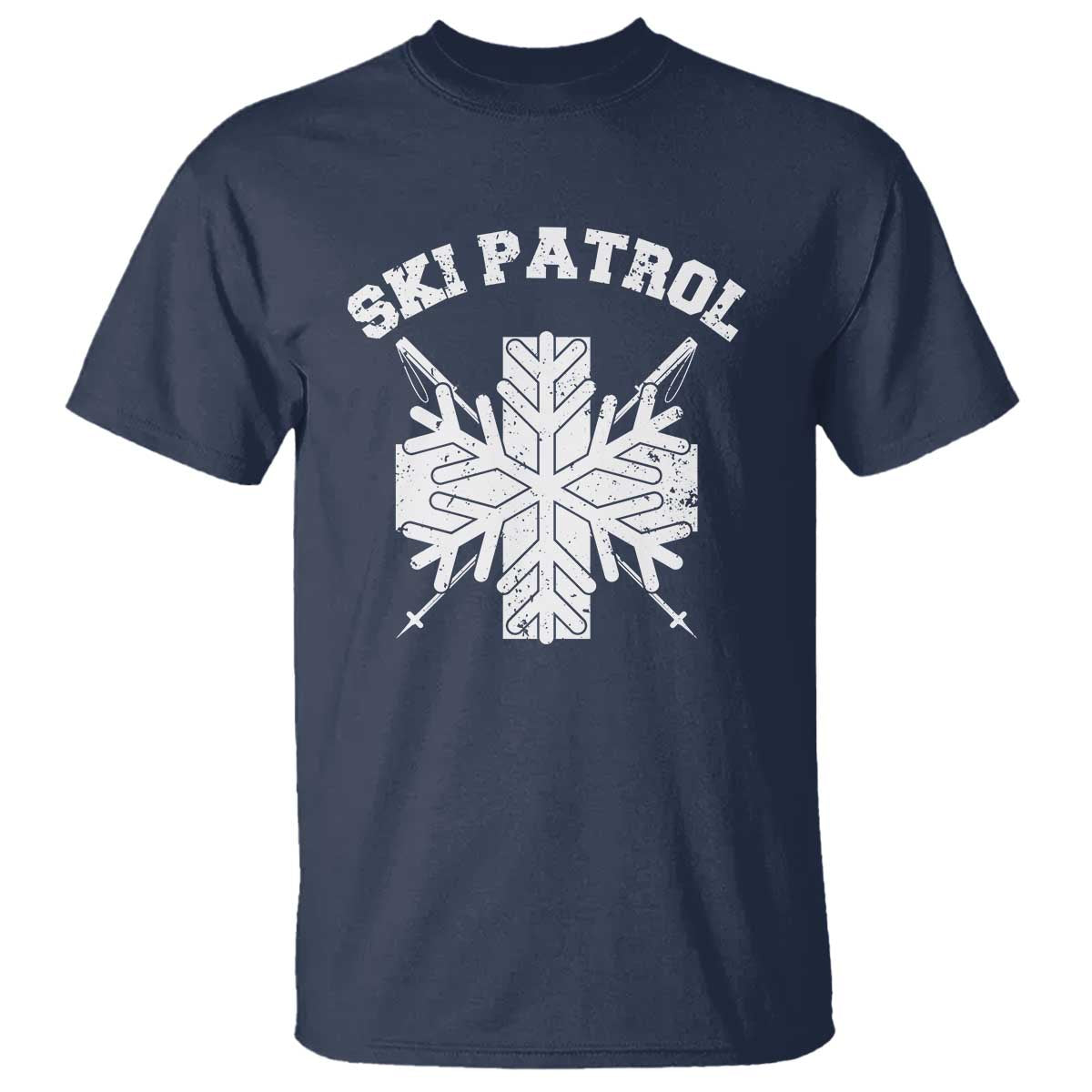 Ski Patrol T Shirt Mountain Rescue Winter Slopes Skiing Snowboarding TS11 Navy Print Your Wear