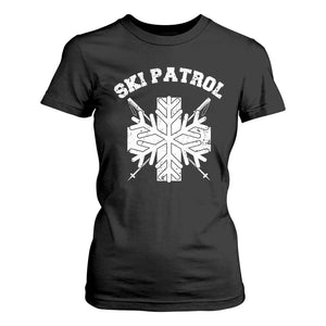 Ski Patrol T Shirt For Women Mountain Rescue Winter Slopes Skiing Snowboarding TS11 Black Print Your Wear
