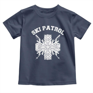 Ski Patrol Toddler T Shirt Mountain Rescue Winter Slopes Skiing Snowboarding TS11 Navy Print Your Wear