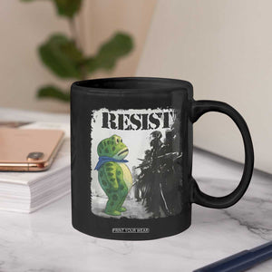 Frog Resist Coffee Mug Portland Frog Activist Protest City Art TS11 Print Your Wear
