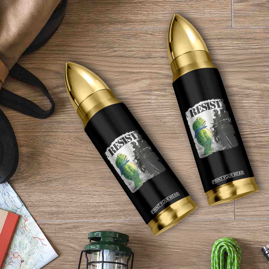 Frog Resist Bullet Tumbler Portland Frog Activist Protest City Art TS11 Print Your Wear