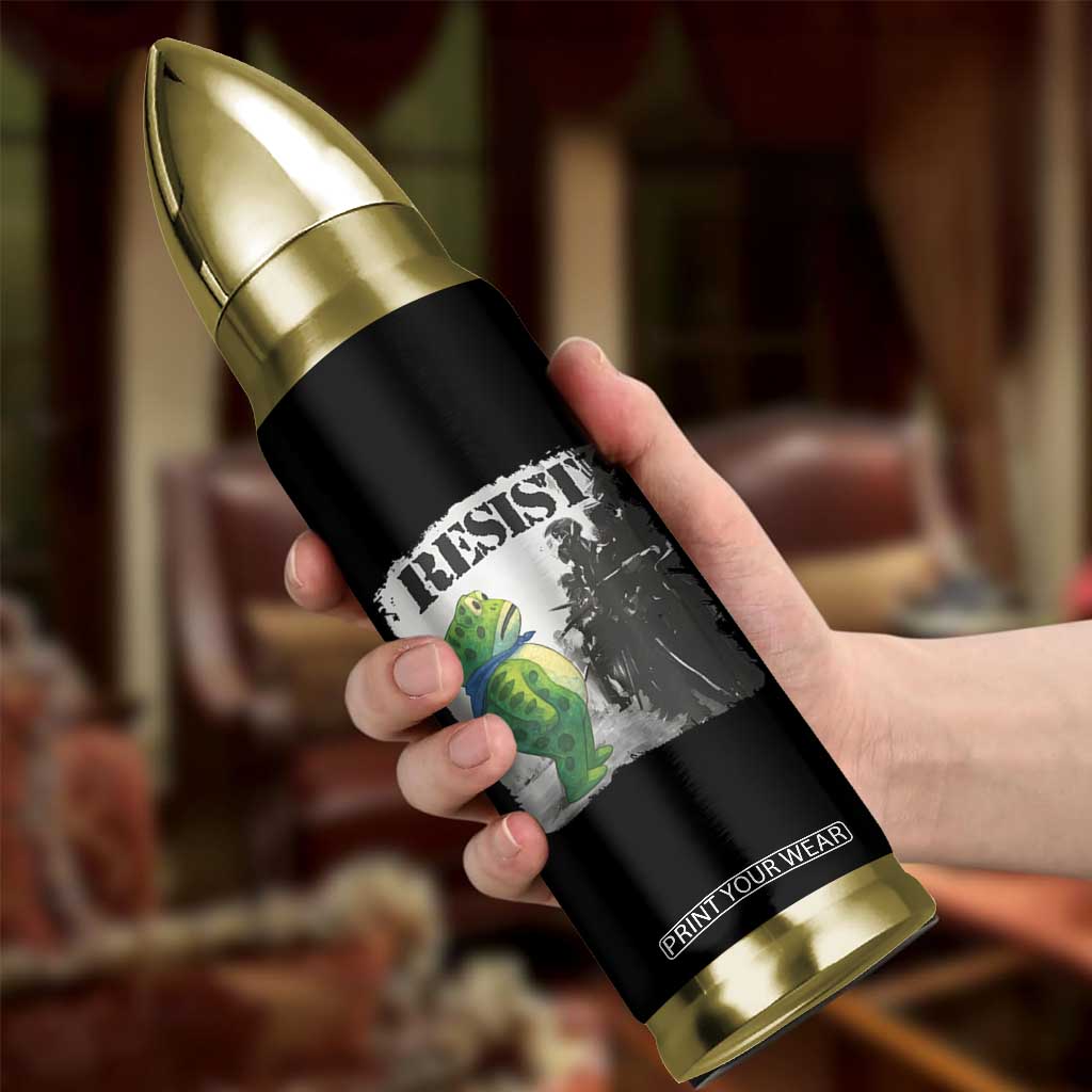 Frog Resist Bullet Tumbler Portland Frog Activist Protest City Art TS11 Print Your Wear