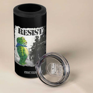 Frog Resist 4 in 1 Can Cooler Tumbler Portland Frog Activist Protest City Art TS11 Print Your Wear