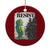 Frog Resist Ceramic Ornament Portland Frog Activist Protest City Art TS11 1pc Red Print Your Wear