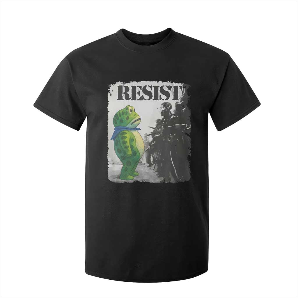 Frog Resist T Shirt For Kid Portland Frog Activist Protest City Art TS11 Black Print Your Wear