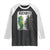 Frog Resist Raglan Shirt Portland Frog Activist Protest City Art TS11 Black White Print Your Wear