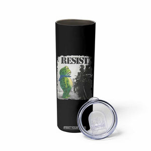 Frog Resist Skinny Tumbler Portland Frog Activist Protest City Art TS11 Print Your Wear