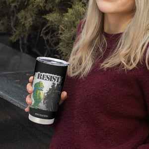 Frog Resist Tumbler Cup Portland Frog Activist Protest City Art TS11 Print Your Wear