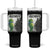 Frog Resist Tumbler With Handle Portland Frog Activist Protest City Art TS11 One Size: 40 oz Black Print Your Wear