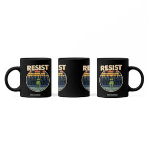 Frog Resist Coffee Mug Portland Frog Activist Protest Retro Sunset TS11 Print Your Wear