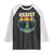 Frog Resist Raglan Shirt Portland Frog Activist Protest Retro Sunset TS11 Black White Print Your Wear