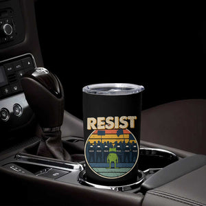 Frog Resist Tumbler Cup Portland Frog Activist Protest Retro Sunset TS11 Print Your Wear