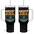 Frog Resist Tumbler With Handle Portland Frog Activist Protest Retro Sunset TS11 One Size: 40 oz Black Print Your Wear