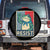 Frog Resist Spare Tire Cover Portland Frog Raised Fist Poster Graphic TS11 No hole Black Print Your Wear