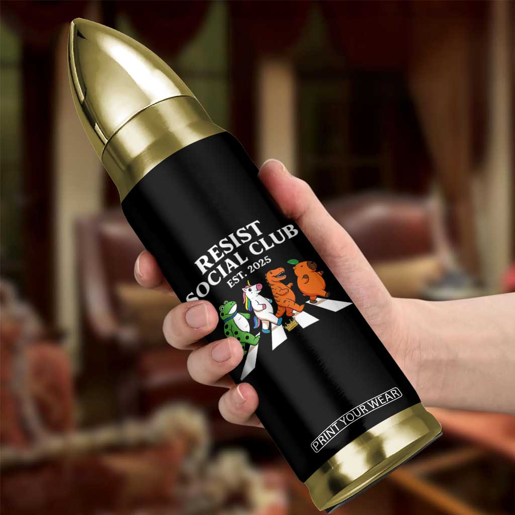 Resist Social Club 2025 Bullet Tumbler Portland Frog Animals Mascot Walking TS11 Print Your Wear