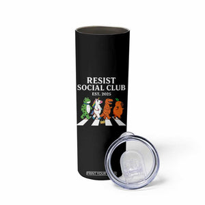 Resist Social Club 2025 Skinny Tumbler Portland Frog Animals Mascot Walking TS11 Print Your Wear