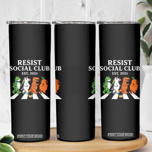 Resist Social Club 2025 Skinny Tumbler Portland Frog Animals Mascot Walking TS11 Print Your Wear