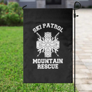 Ski Patrol Mountain Rescue Garden Flag Winter Slopes Skiing Snowboarding Snowflake TS11 Print Your Wear