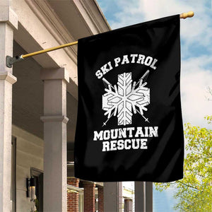 Ski Patrol Mountain Rescue Garden Flag Winter Slopes Skiing Snowboarding Snowflake TS11 Print Your Wear