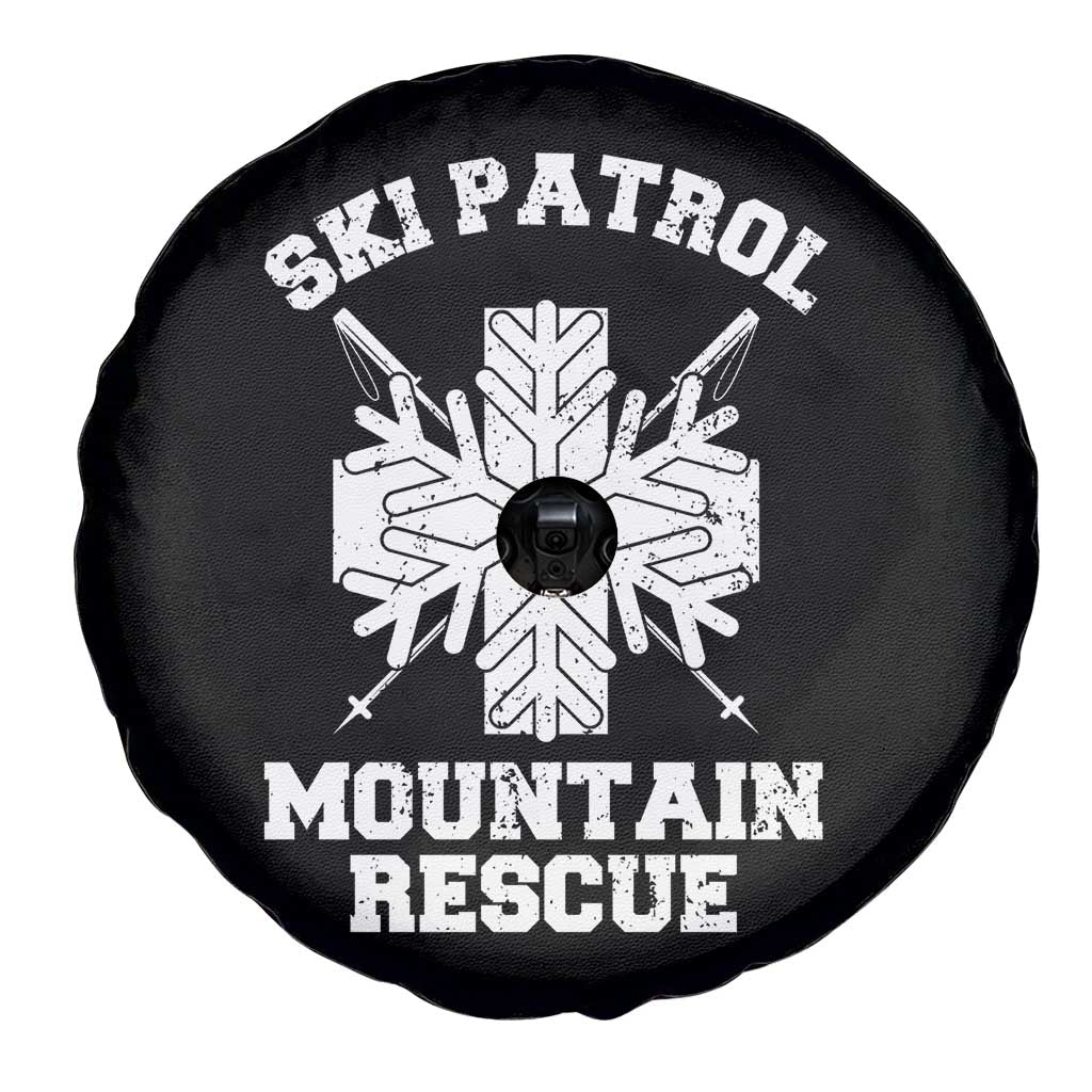 Ski Patrol Mountain Rescue Spare Tire Cover Winter Slopes Skiing Snowboarding Snowflake TS11 Print Your Wear