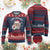 Funny Christmas Santa Ugly Christmas Sweater I Love A Man With A Beard Snowflake TS11 Burgundy Print Your Wear