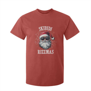Funny Christmas Santa T Shirt For Kid Skibidi Rizzmas Charisma Rizz Santa Claus TS11 Red Print Your Wear
